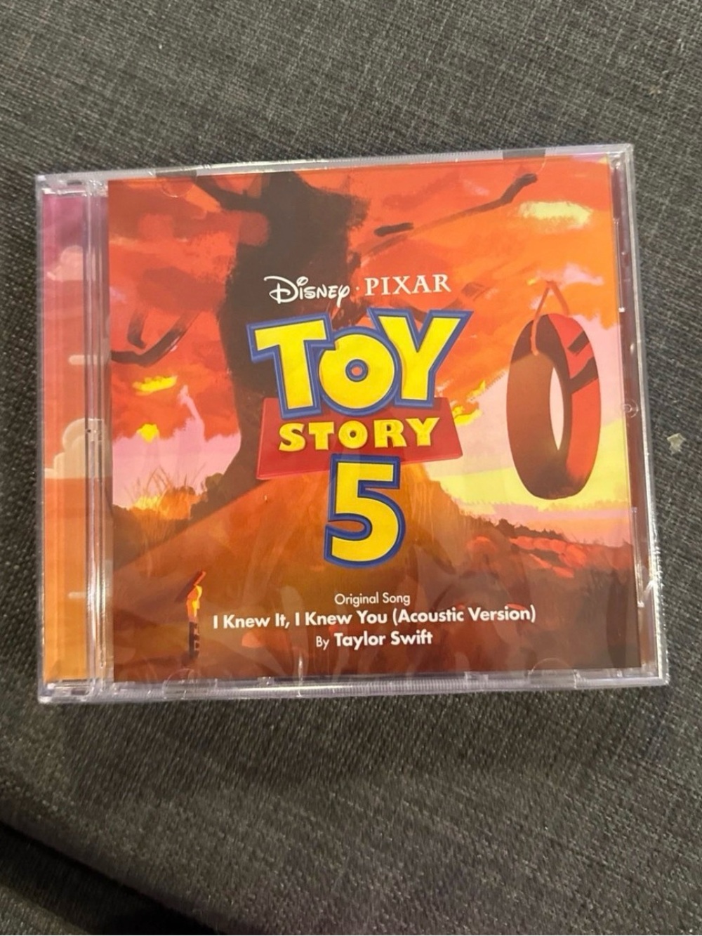 Taylor Swift Toy Story 5 CD - Orange and Yellow Cover